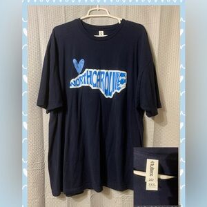 North Carolina Graphic Tee - Navy Blue 3X